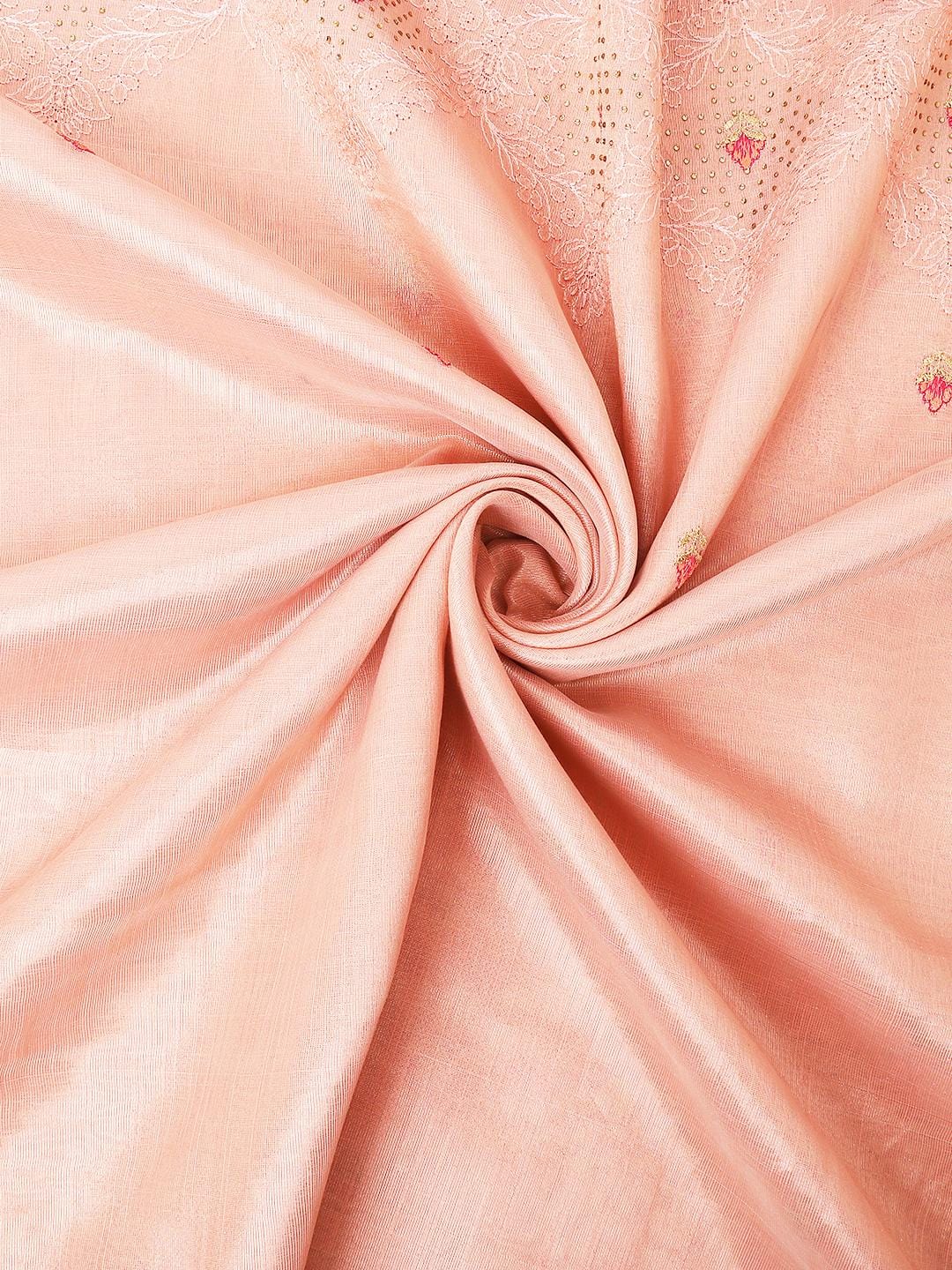 Ethnic Motifs Zari Woven Design Banarasi Saree