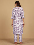 Varanga Women Round Neck Bold Print Co Ord Set