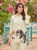 Varanga Women Modern Printed Apple Hem Shirt with Trouser