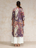 Varanga Women paisley printed three quarter sleeve Kurta