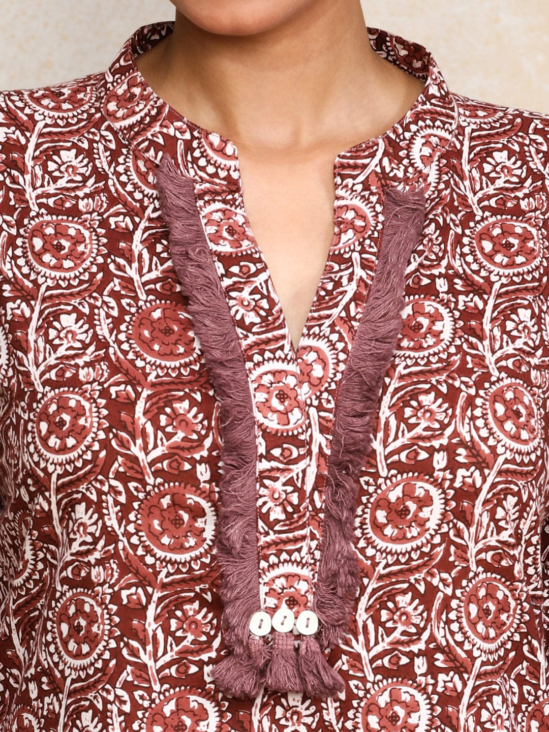 Varanga Women Ethnic Floral Printed straight kurta