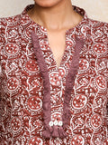 Varanga Women Ethnic Floral Printed straight kurta