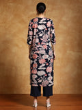 Varanga Women Bold Floral Printed Straight Kurta