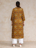 Varanga Women Ethnic Jaipuri Printed V Neck A-Line Kurta