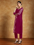 Varanga Women Thread Embroidered Floral Motif Kurta