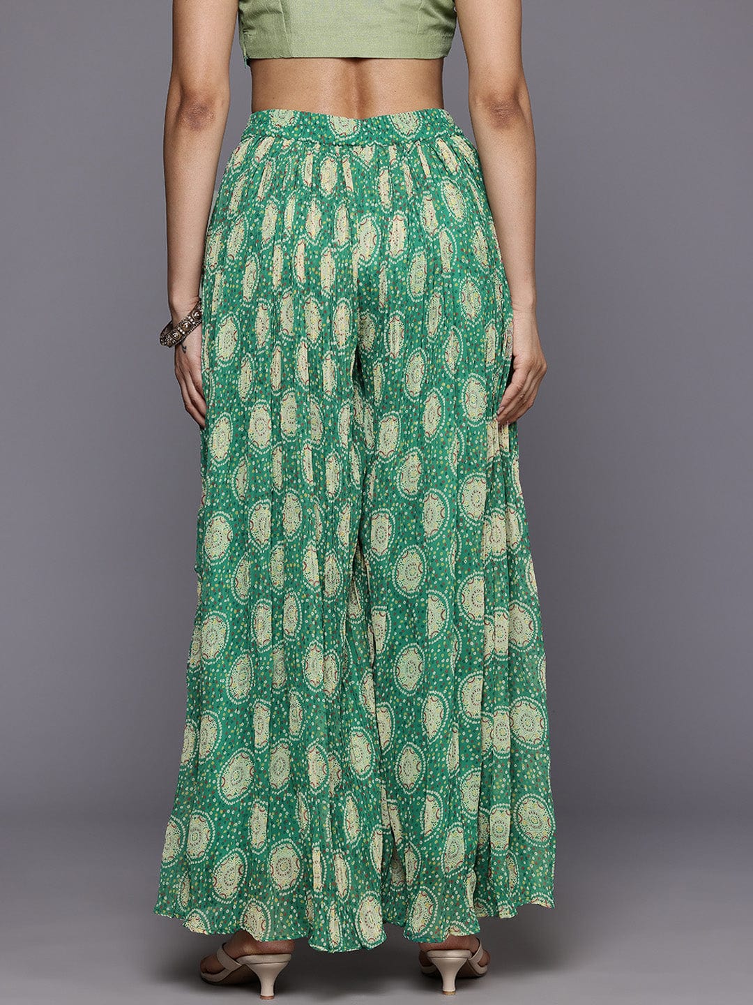 Varanga Women Bandhani Printed Palazzo