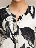 Varanga Floral Printed Apple Hem Kurta With Trouser