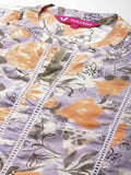 Varanga Women Purple Floral Printed Co-Ord Set