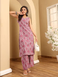 Varanga Women Ethnic Jaipur Printed V Neck Kurta With Trouser
