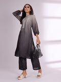 Varanga Women Ombre Balloon Sleeve Kurta With Trouser