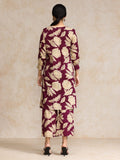 Floral Printed Puff Sleeve Kurta With Trouser