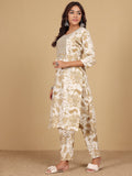 Varanga Women Round Neck Bold Print Co Ord Set