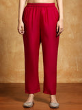 Gota Detailed Ethnic Floral Printed Kaftan & Trouser