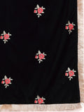 Varanga Floral Embroidered Zari Velvet Kurta with Trousers & Dupatta