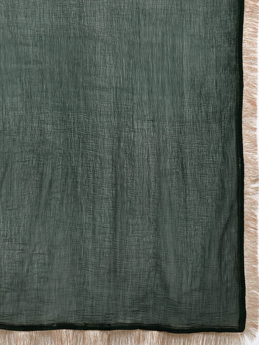Varanga Women Green Heavy Zari Embroidered Kurta With Bottom And Dupatta