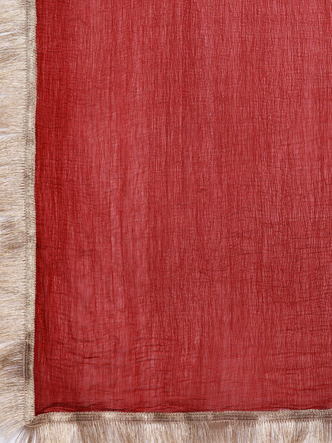 Varanga Women Maroon Zari Embroidered Kurta Paired With Bottom And Dupatta