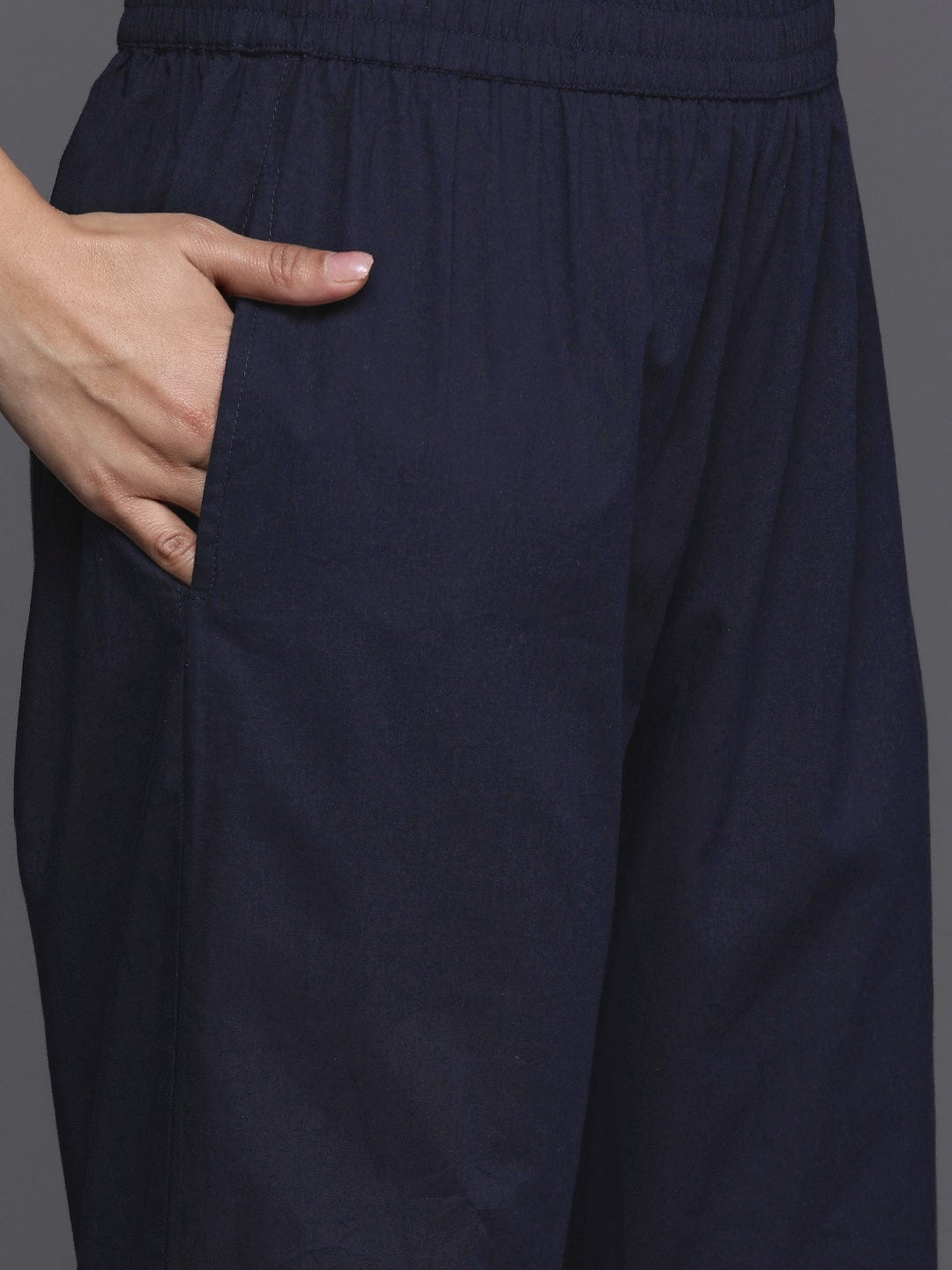 Varanga Women Blue Floral Printed Kurta With Bottom And Dupatta