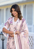 Varanga Women Floral Printed Straight Kurta Paired With Bottom And Dupatta
