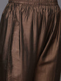 Varanga Women Round Neck Ethnic Printed Embroidered Kurta Paired With Solid Bottom And Embellished Dupatta