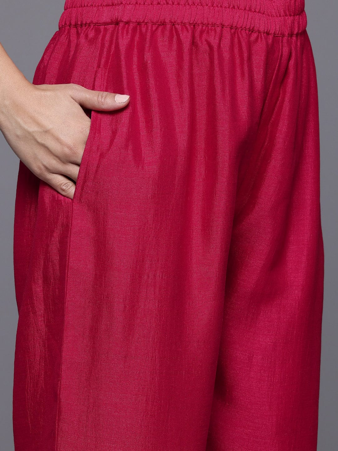 Varanga Women Brocade Angrakha Style Kurta Paired With Tonal Bottom  And Dupatta