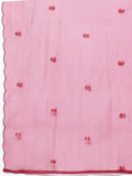 Varanga Women Red Thread Embroidered Kurta With Organza Hem Paired  Bottom And Dupatta