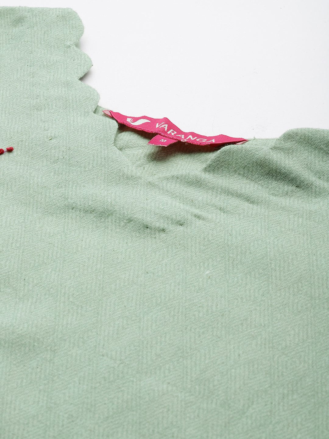 Varanga Women Sea Green Placment Design  Floral Printed Thread Embroidered Kurta  Paired With Bottom And Dupatta