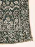 Varanga Women Pure Silk Round Neck Embroidered Kurta With Bottom And Dupatta