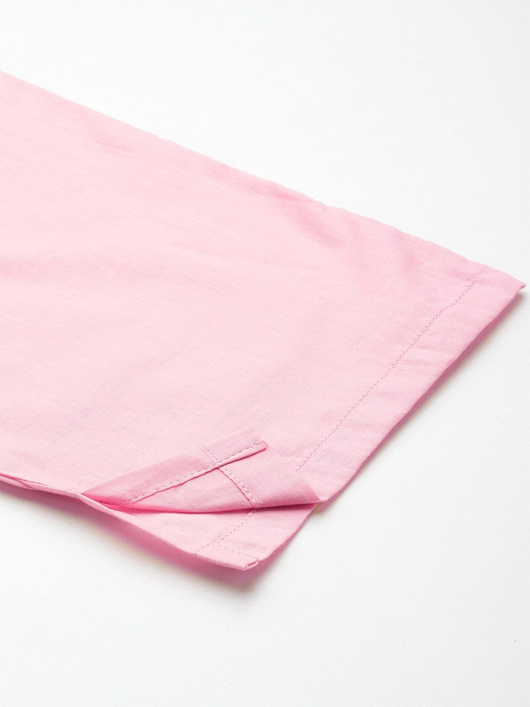 Varanga Women Pink Thread Embroidered Straight Kurta With Bottom And Dupatta