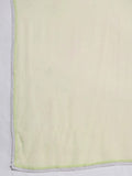 Varanga Women Lime Round Neck Chikankari Embroidered Three Quarter Sleeve Kurta.