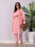Varanga Women Ethnic Printed Kurta With Trouser & Dupatta