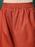 Varanga Women V Neck Straight Kurta With Pants & Dupatta