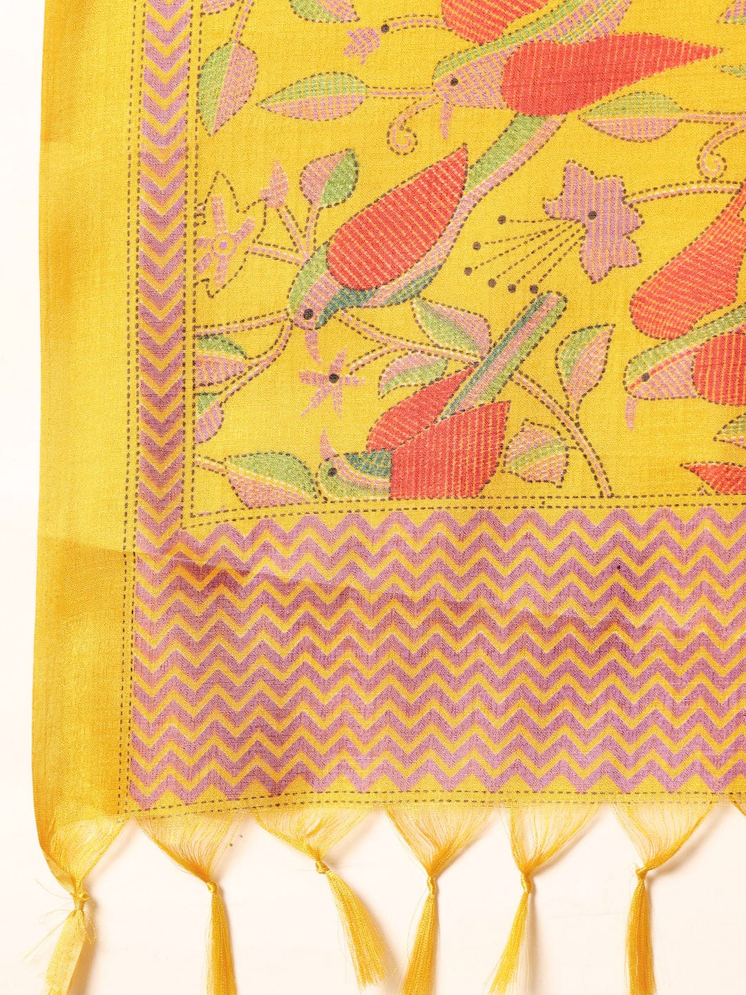 Varanga Women V Neck Straight Kurta With Pants & Dupatta