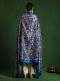 Varanga Women Mandarin collar Kurta with Trouser and Printed Dupatta