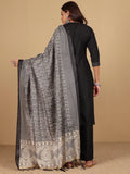 Varanga Women Thread Embroidered Yoke Kurta With Trouser & Jacquard Dupatta