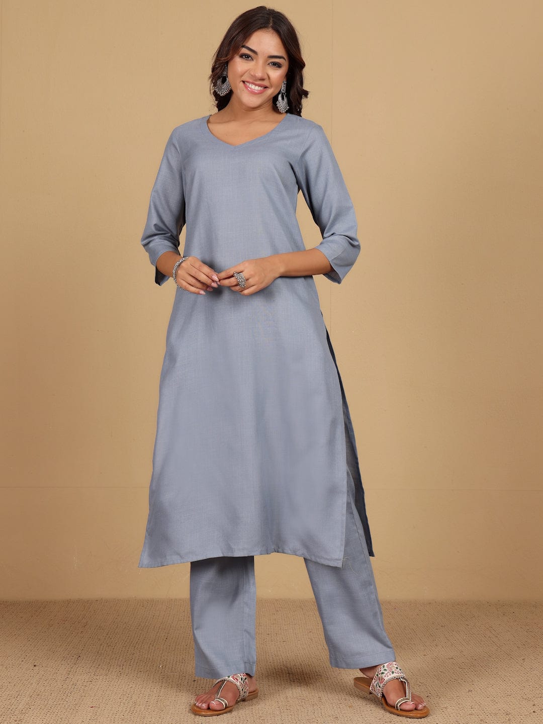 Varanga Women Kurta With Trouser And Printed Dupatta