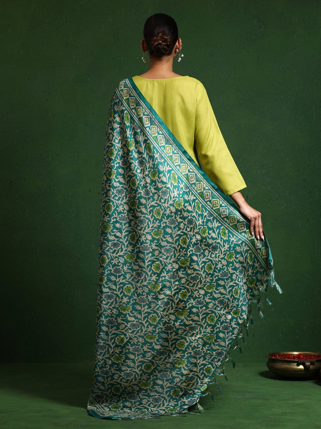 Varanga Women Zari & Sequin Embroidered Kurta With Trouser & Dupatta