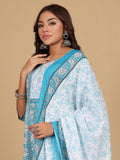 Varanga Women Ethnic Floral Printed Kurta with Salwar & Dupatta