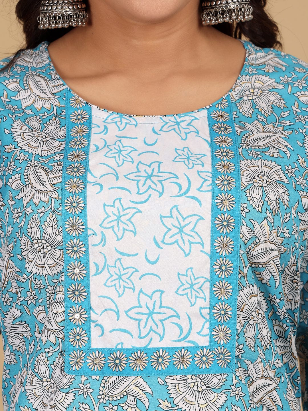 Varanga Women Ethnic Floral Printed Kurta with Salwar & Dupatta