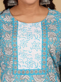 Varanga Women Ethnic Floral Printed Kurta with Salwar & Dupatta