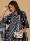 Varanga Women Ethnic Jaipuri Printed Angrakha with Salwar & Dupatta