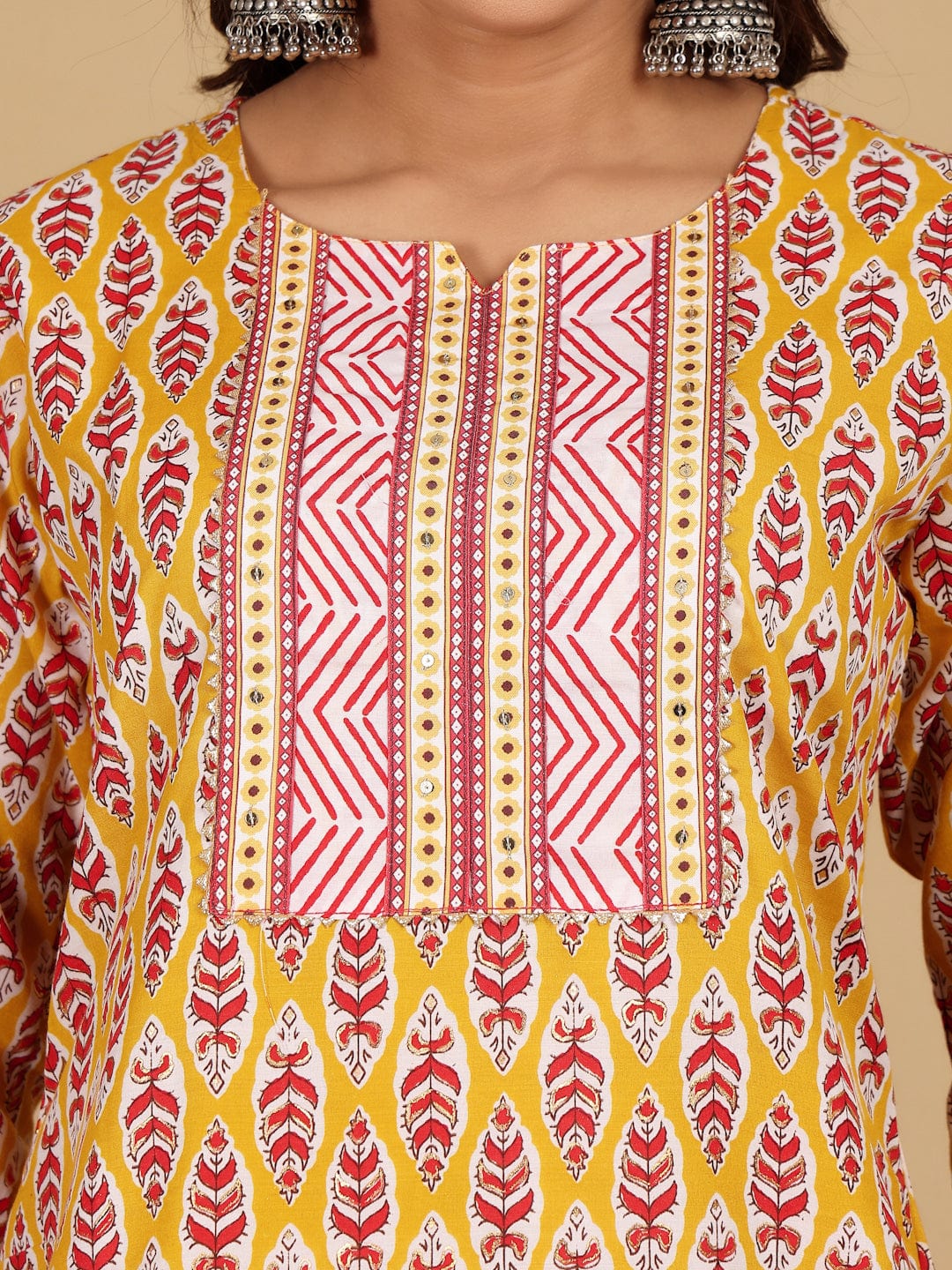 Varanga Women Ethnic Jaipuri Printed Angrakha with Salwar & Dupatta