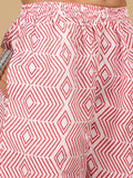 Varanga Women Ethnic Jaipuri Printed Angrakha with Salwar & Dupatta
