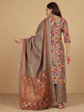 Varanga Women Ethnic Floral Printed Kurta withTrouser & Dupatta