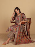 Varanga Women Ethnic Floral Printed Kurta withTrouser & Dupatta