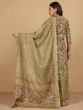 Varanga Women Ethnic Floral Printed Kurta withTrouser & Dupatta