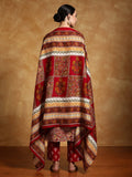 Varanga Women-Zari Detailed Ethnic Floral Printed Kurta With Trouser & Dupatta