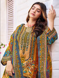 Varanga Women Ethnic Floral Mirror Embroidered Pakistani Kurta With Trouser & Dupatta