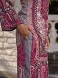 Varanga Women Ethnic Floral Mirror Embroidered Pakistani Kurta With Trouser & Dupatta