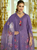 Varanga Women-Floral Motif Thread Embroidered Schiffli & Orangza Lace Detailed Kurta With Trouser & Dupatta