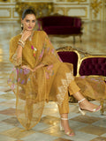 Varanga Women-Floral Motif Thread Embroidered Schiffli & Orangza Lace Detailed Kurta With Trouser & Dupatta